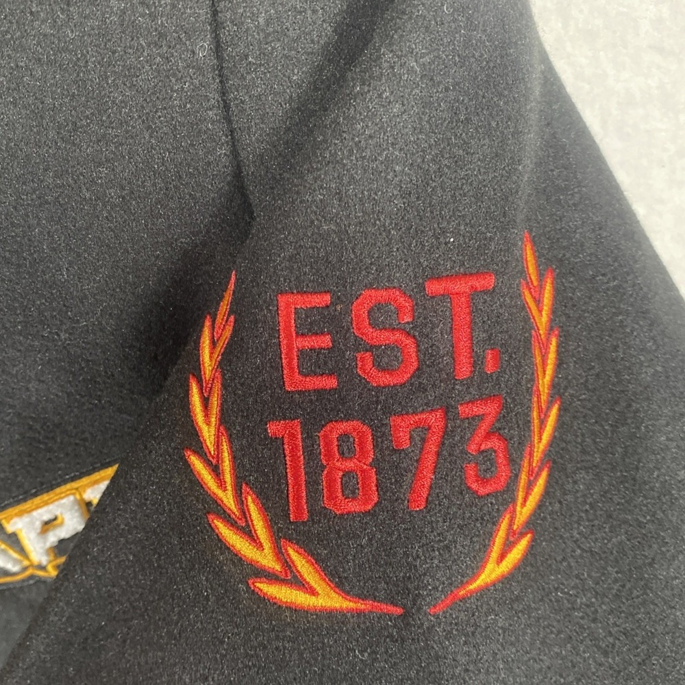 Adidas Varsity College Bomber Jacket Golden Lions Pine UAPB Arkansas Large C133 - Picture 5 of 11